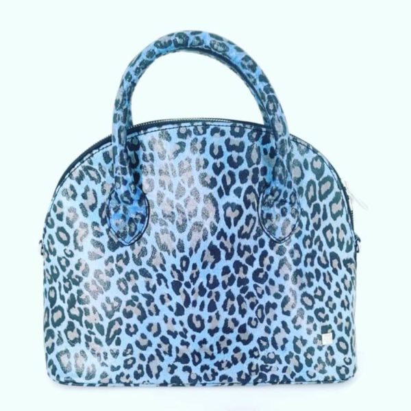 CCC Carolina Crowley Damenhandtasche Mini Must bag blue leopard