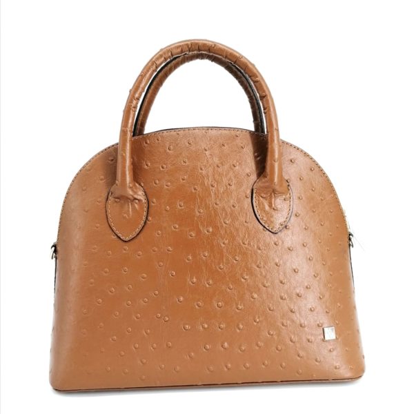 CCC Carolina Crowley Damenhandtasche braun Mini Must bag camel Strauss