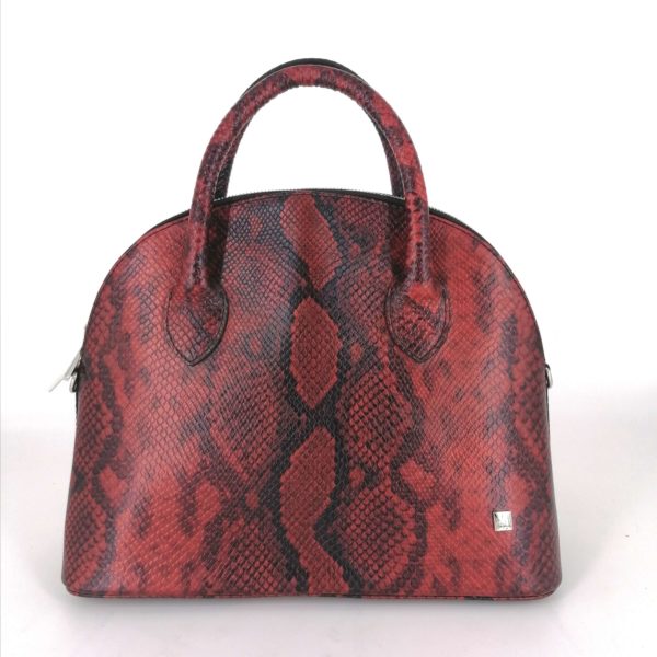 CCC Carolina Crowley Leder HandtascheMini Must bag red snake