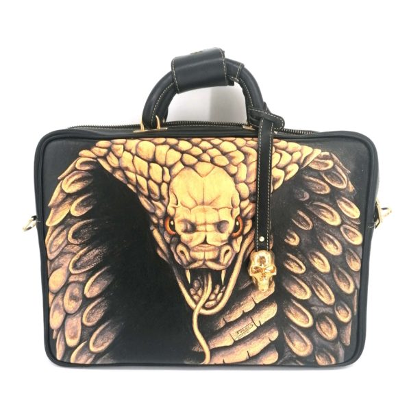 Prisonart Notebooktasche snake schwarz