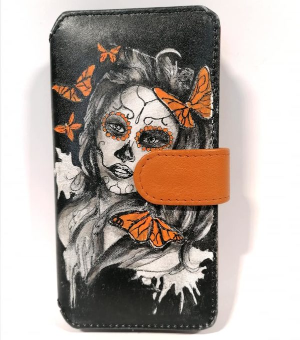 iPhone 12 Cover Leder braun La Catrina